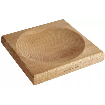 Cole&Mason - Virtuvės pjaustymo lenta ir cradle peilis 21,5x51,5 cm buko