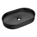 COMAD BEYOND 3 BLACK (E-6531) – Ant stalviršio montuojama praustuvė BEYOND 56x36 cm, keramika/matinė juoda