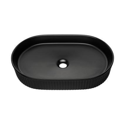 COMAD BEYOND 3 BLACK (E-6531) – Ant stalviršio montuojama praustuvė BEYOND 56x36 cm, keramika/matinė juoda