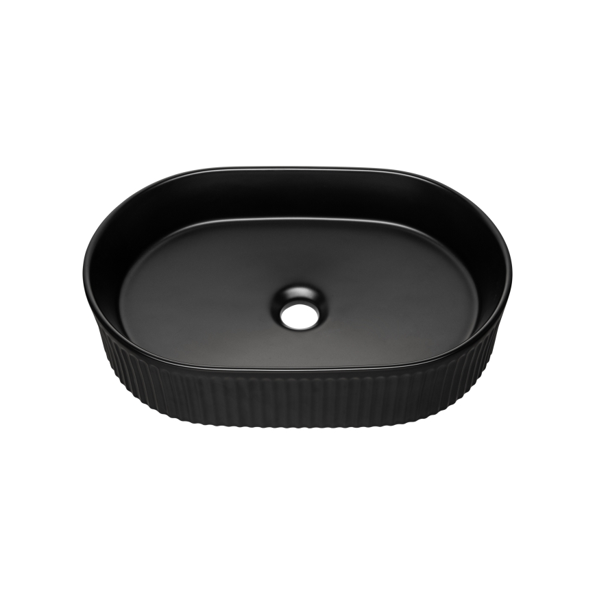 COMAD BEYOND 5 BLACK ( E-6564 ) - Pastatomas praustuvas BEYOND 48x32,5 cm keramika/matinė juoda