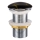 COMAD CLICK-CLACK T201M-B12-3 - Praustuvo ventilis CLICK-CLACK diametras 7 cm matinė juoda