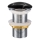 COMAD CLICK-CLACK T201M-B2-3 - Praustuvo ventilis CLICK-CLACK diametras 7 cm matinė juoda