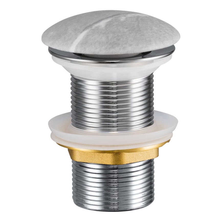COMAD CLICK-CLACK T201M-H1-3 - Praustuvo ventilis CLICK-CLACK diametras 7 cm matinė pilka