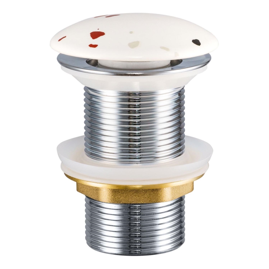 COMAD CLICK-CLACK T201M-W21-3 - Praustuvo ventilis CLICK-CLACK diametras 7 cm matinė terrazzo
