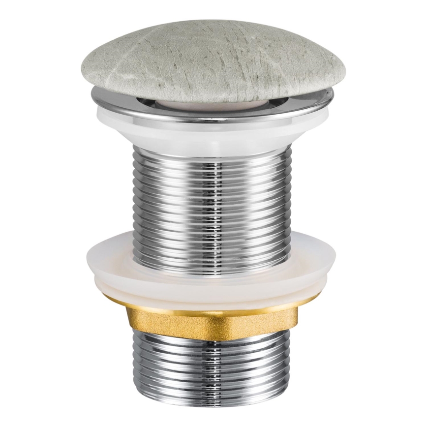 COMAD CLICK-CLACK T201M-Y1-3 - Praustuvo ventilis CLICK-CLACK diametras 7 cm matinė pilka