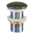 COMAD CLICK-CLACK T201MFG-3 - Praustuvo ventilis CLICK-CLACK diametras 7 cm matinė žalia