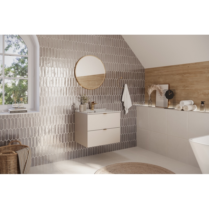 COMAD DALIA CASHMERE 82-60-46-2S - Vonios spintelė po praustuvu DALIA, smėlio spalvos