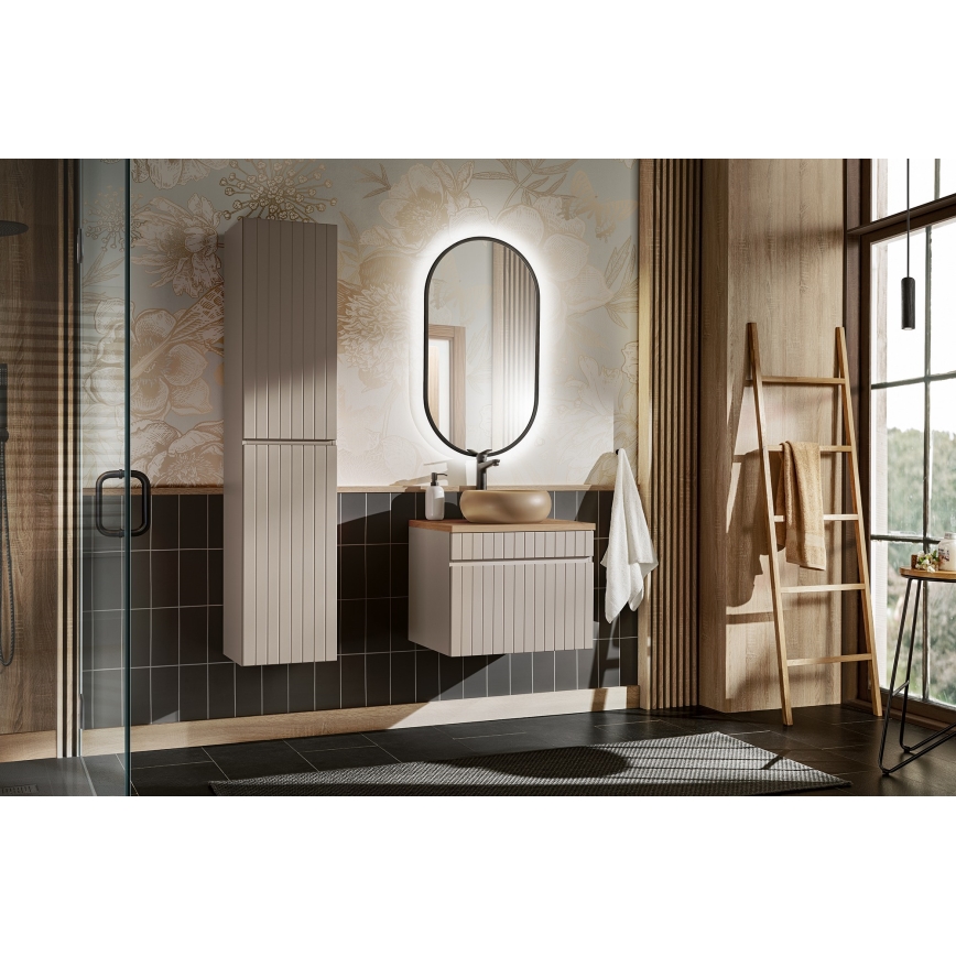 COMAD ICONIC CASHMERE 82-60-D-1S - Vonios spintelė po praustuvu ICONIC 46x60 cm smėlio spalvos