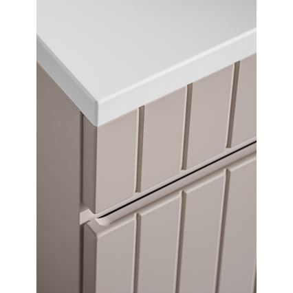 COMAD ICONIC CASHMERE 82-60-D-1S - Vonios spintelė po praustuvu ICONIC 46x60 cm smėlio spalvos