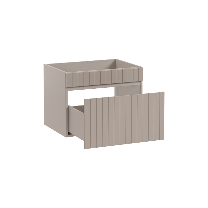 COMAD ICONIC CASHMERE 82-60-D-1S - Vonios spintelė po praustuvu ICONIC, smėlio spalvos