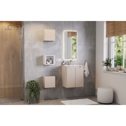COMAD SKY 3 50CM DP ( E-8099-3-50 ) - įleidžiamas praustuvas SKY 51x40 cm keramika/matinė balta