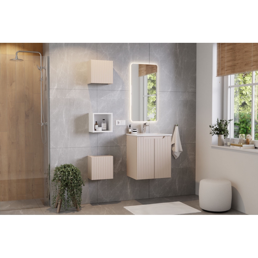 COMAD SKY 3 50CM DP ( E-8099-3-50 ) - įleidžiamas praustuvas SKY 51x40 cm keramika/matinė balta