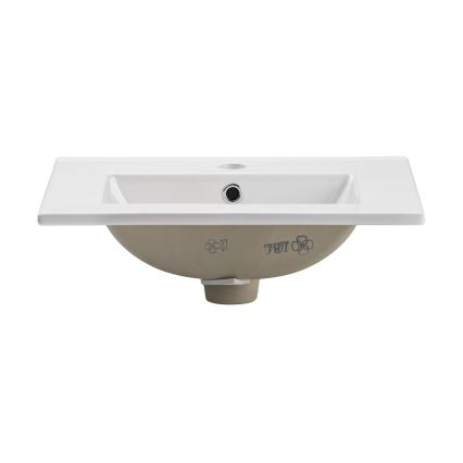 COMAD UM-2050RB DANCE 50 - įleidžiamas praustuvas DANCE 52x40 cm keramika/blizgūs balti
