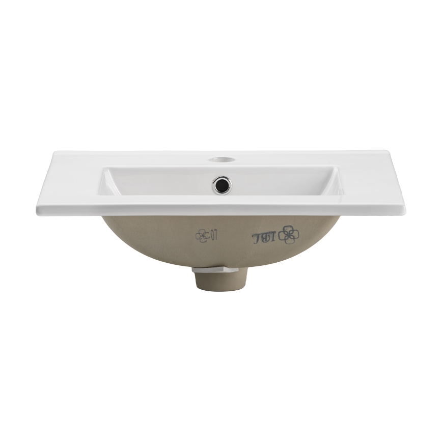 COMAD UM-2050RB DANCE 50 - įleidžiamas praustuvas DANCE 52x40 cm keramika/blizgūs balti