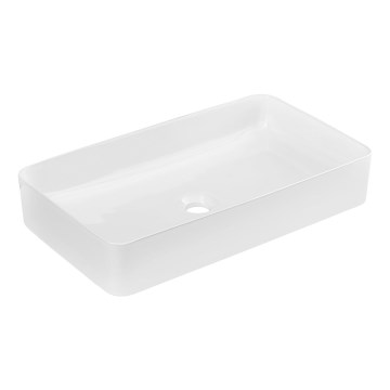 COMAD UM-6275 SLIM 60 BALTAS DP - Pastatomas praustuvas SLIM 61x34 cm keramika/blizgūs balti
