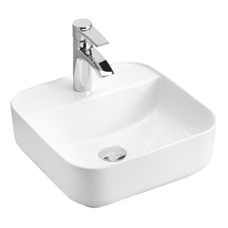 COMAD UM-6288 MAGIC 40 DP - Pastatomas praustuvas MAGIC 40x40 cm keramika/blizgūs balti