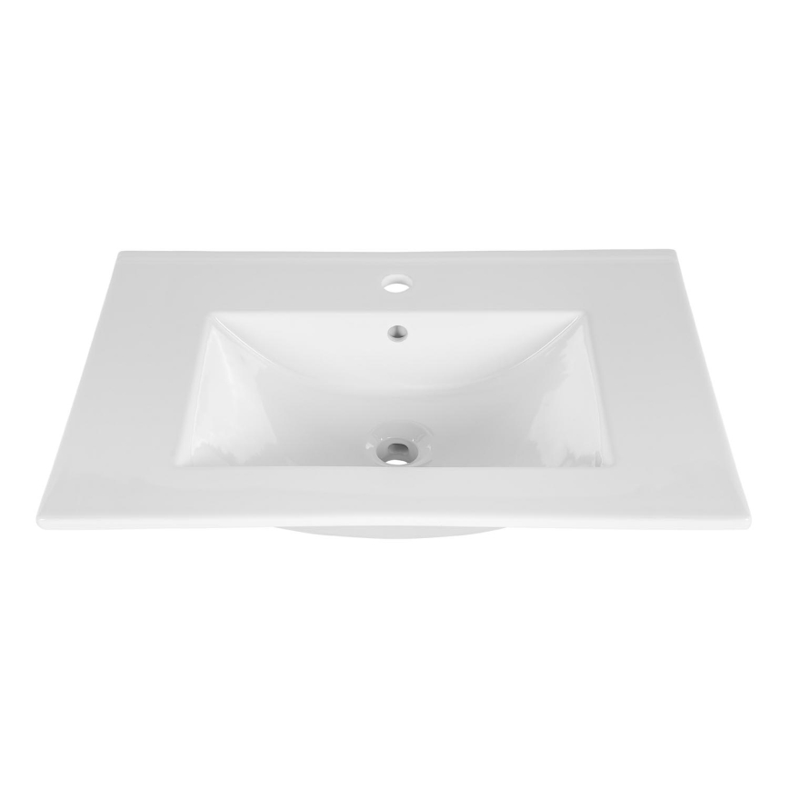 COMAD UM-CFP LAVA 50D - įleidžiamas praustuvas LAVA 51x46 cm keramika/blizgūs balti