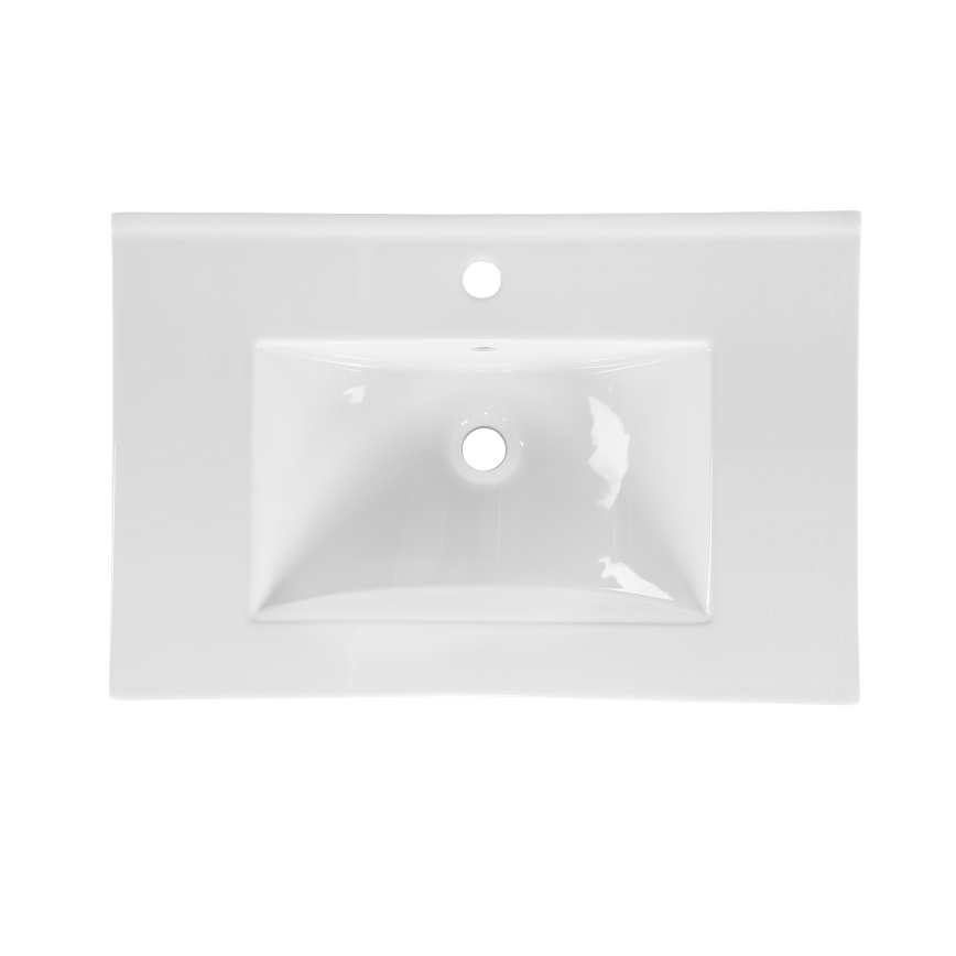 COMAD UM-CFP LAVA 50D - įleidžiamas praustuvas LAVA 51x46 cm keramika/blizgūs balti