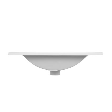 COMAD UM-CFP LAVA 50D - įleidžiamas praustuvas LAVA 51x46 cm keramika/blizgūs balti