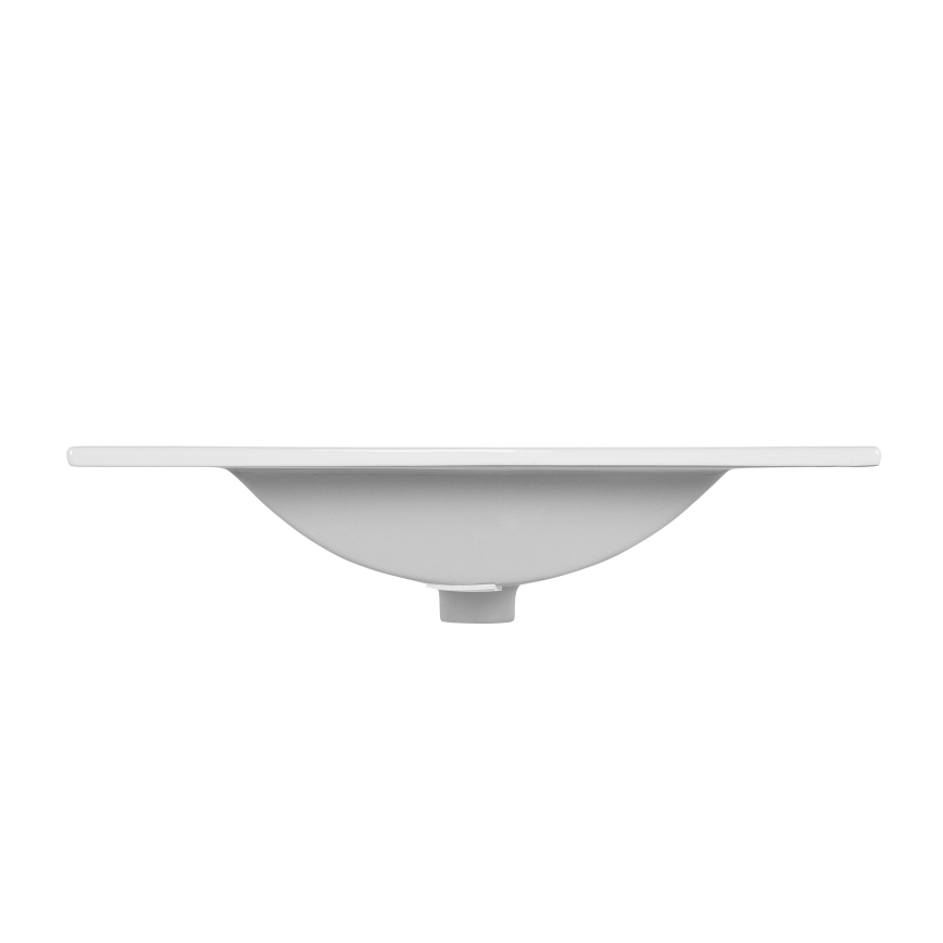 COMAD UM-CFP LAVA 80D - įleidžiamas praustuvas LAVA 81x46 cm keramika/blizgūs balti