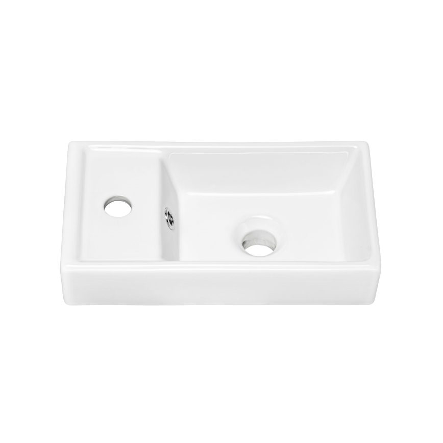 COMAD UM-VEDEA 40 - Pastatomas praustuvas VEDEA 40x22 cm keramika/blizgūs balti