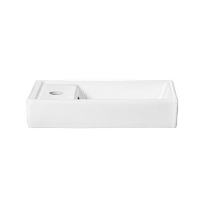 COMAD UM-VEDEA 40 - Praustuvas ant stalviršio VEDEA 40x22 cm keramika/blizgi balta