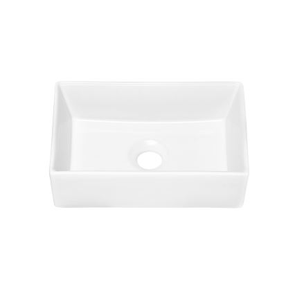 COMAD UN-GAJA35-SW 78570A(35) - Pastatomas praustuvas GAJA 35x22 cm keramika/blizgūs balti