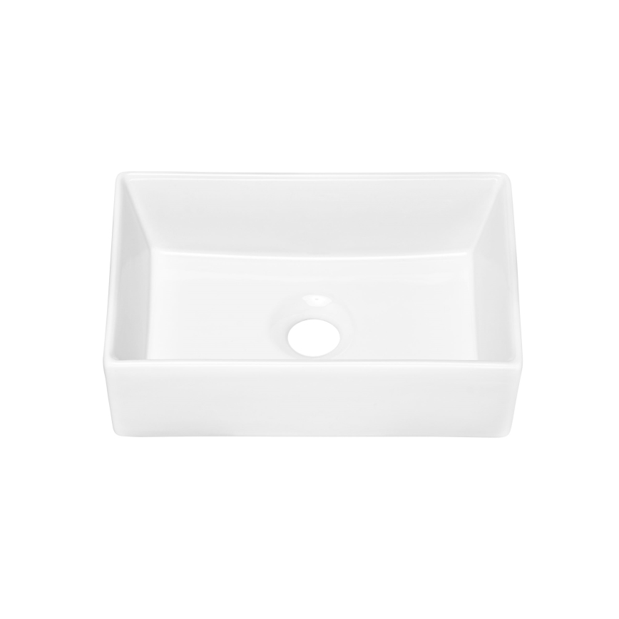 COMAD UN-GAJA35-SW 78570A(35) - Pastatomas praustuvas GAJA 35x22 cm keramika/blizgūs balti