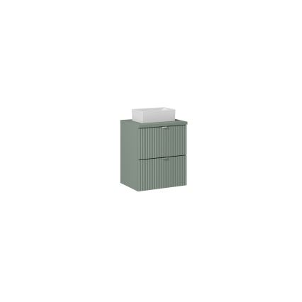 COMAD UN-GAJA35-SW 78570A(35) - Pastatomas praustuvas GAJA 35x22 cm keramika/blizgūs balti