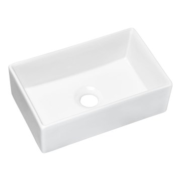 COMAD UN-GAJA35-SW 78570A(35) - Pastatomas praustuvas GAJA 35x22 cm keramika/blizgūs balti