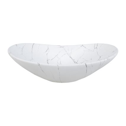 COMAD UN-LENA-MW17 - Pastatomas praustuvas LENA 61,5x36 cm keramika/matinė balta