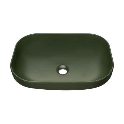 COMAD UN-NELI-MFG - Pastatomas praustuvas NELI 50,4x35,2 cm keramika/matinė žalia