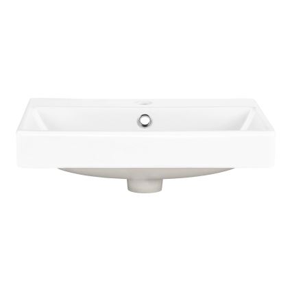 COMAD UN-RITA-GW-60 - Pastatomas praustuvas RITA 60x40 cm keramika/blizgūs balti