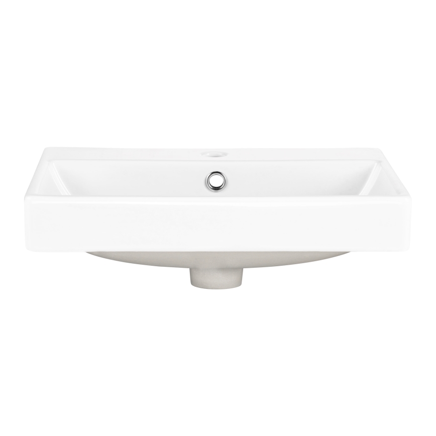 COMAD UN-RITA-GW-60 - Pastatomas praustuvas RITA 60x40 cm keramika/blizgūs balti