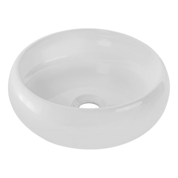 COMAD UN-WIKI-SW - Pastatomas praustuvas WIKI diametras 36 cm keramika/blizgūs balti