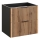 COMAD XILO BLACK WOTAN 82-60-D-2S - Vonios spintelė po praustuvu XILO 57x60,2 cm, juoda/Wotan ąžuolas