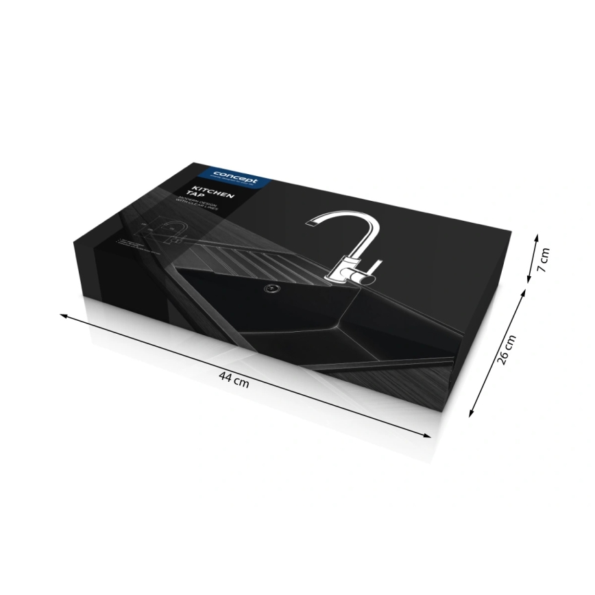 Concept BDG3334BE - Virtuvinis maišytuvas 33,5 cm granitas/smėlio spalvos