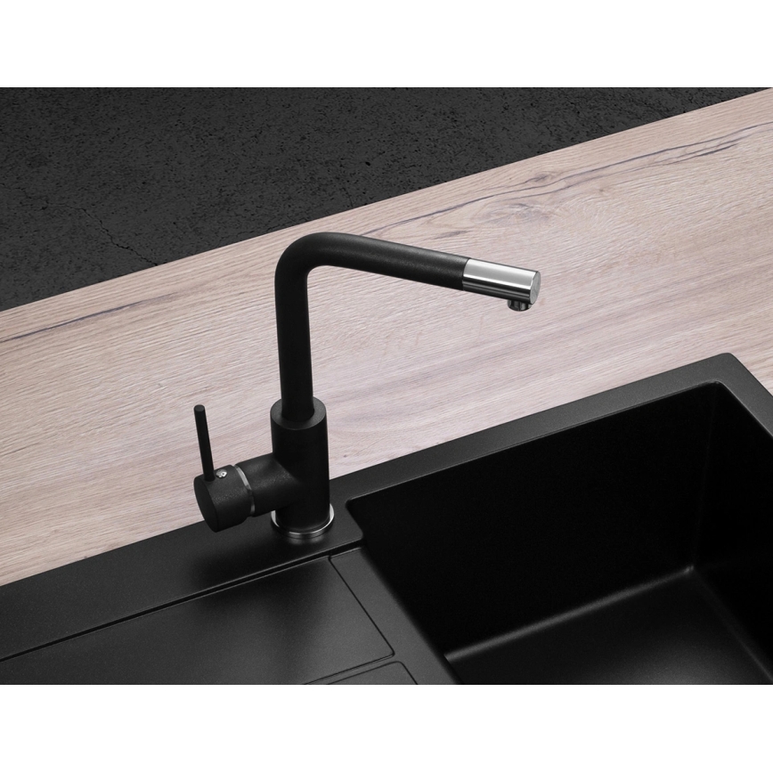 Concept BDG4327BC - Plautuvės maišytuvas 27,3 cm granitas/juodas