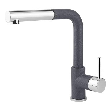 Concept BDG4527DG - Virtuvinis maišytuvas su ištraukiamu purkštuku 26,9 cm granitas/tamsiai pilka