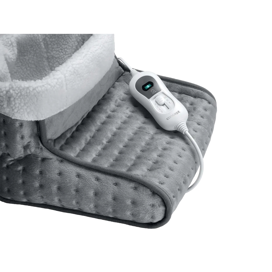 Concept BV1020 - Elektrinis šildomas batas 100W/230V 30x30 cm pilka/balta