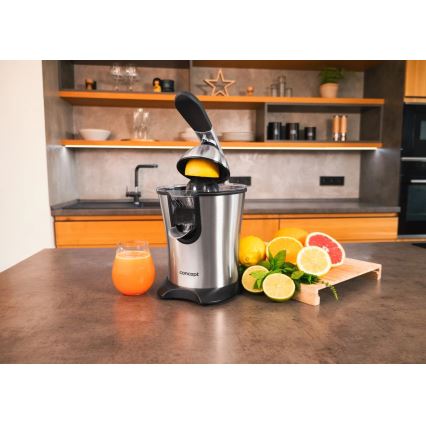 Concept CE3520 - Nerūdijančio plieno svirtinis citrusų presas 0,75 l 160W/230V