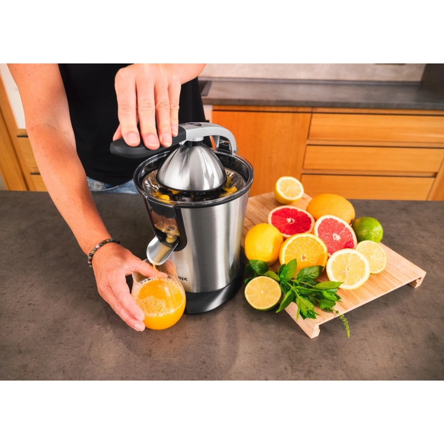 Concept CE3520 - Nerūdijančio plieno svirtinis citrusų presas 0,75 l 160W/230V