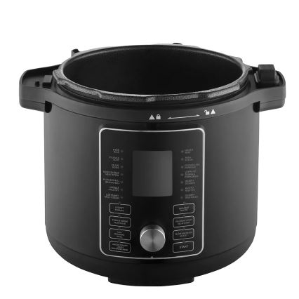 Concept CK8000 - Daugiafunkcis elektrinis slėginis puodas ir karšto oro gruzdintuvė, 5,6 l, 11 viename, 1500 W/230 V, juoda