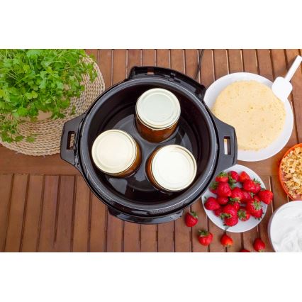 Concept CK8001 - Daugiafunkcis elektrinis slėginis puodas 5,6 l 1000W/230V Wi-Fi iš nerūdijančio plieno