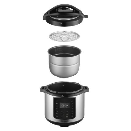 Concept CK8001 - Daugiafunkcis elektrinis slėginis puodas 5,6 l 1000W/230V Wi-Fi iš nerūdijančio plieno