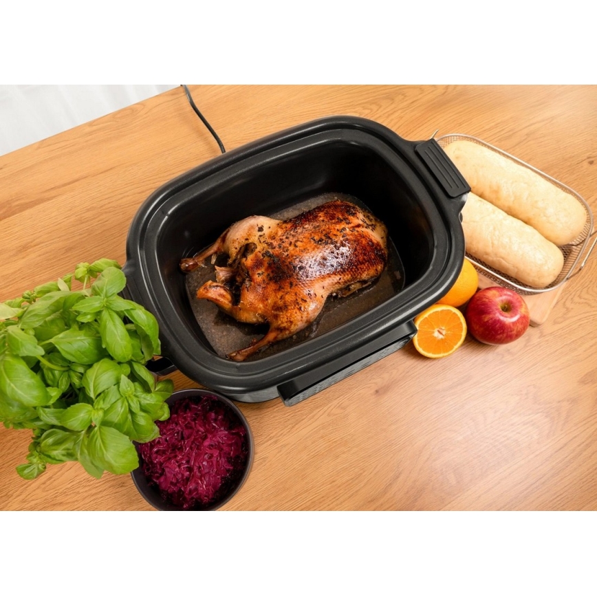 Concept CK9000 - Daugiafunkcis elektrinis puodas 6 l, 10 funkcijų viename, 1250W/230V, iš nerūdijančio plieno