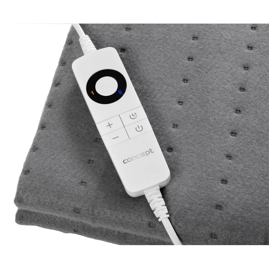 Concept DV7430 - Elektrinė šildanti paklodė 100W/230V 150x80 cm pilka