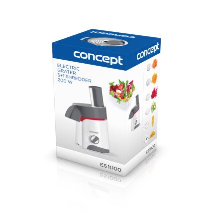 Concept ES1000 - Elektrinis tarkavimo įrenginys 200W/230V baltas/pilkas