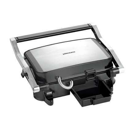 Concept ge2005 - Kontaktinis grilis 1500W/230V nerūdijantis/juoda