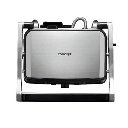 Concept ge2005 - Kontaktinis grilis 1500W/230V nerūdijantis/juoda
